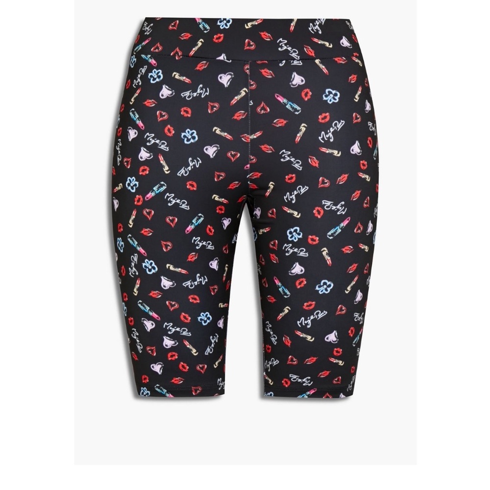 MAJE Printed stretch-jersey shorts size small
